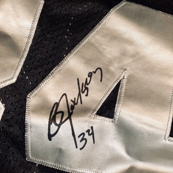Signed Bo Jackson Raiders Jersey - Picture 3 of 7